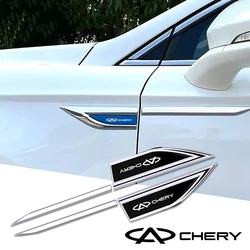 2pcs car accessory Side Doors Blade car stickers car accessories for Chery qq tiggo 3 5 7 8