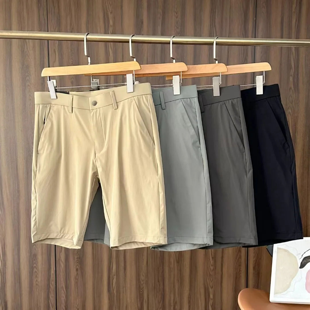 

Свободные мужские шорты, спортивные эластичные шорты для гольфа, быстросохнущие повседневные шорты для фитнеса и бега, на заказ, для лета