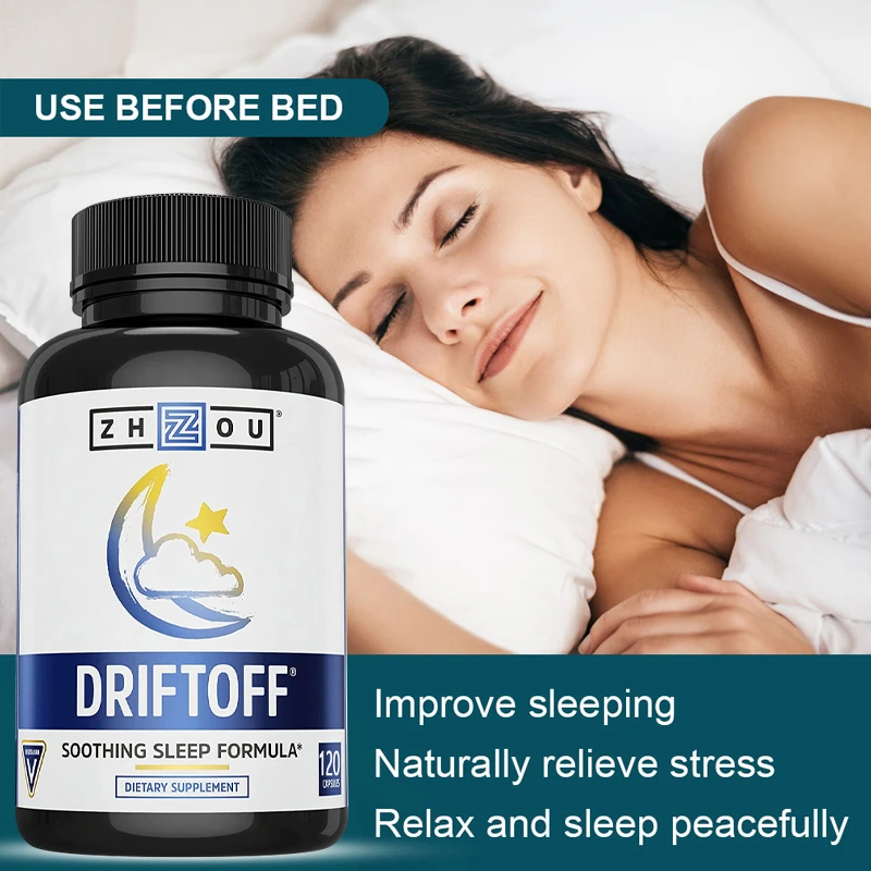 Natural Sleep Aids With Valerian Root And Melatonin Improve Insomnia And Improve Sleep Quality