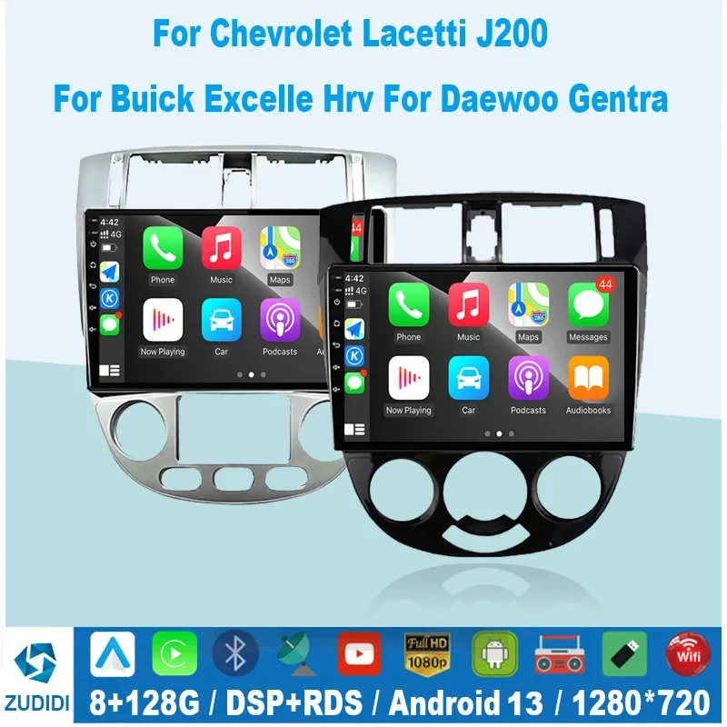 

2 din Android 13 Car Radio For Chevrolet Lacetti J200 For Buick Excelle Hrv For Daewoo Gentra 2 Carplay Stereo gps 2din no dvd