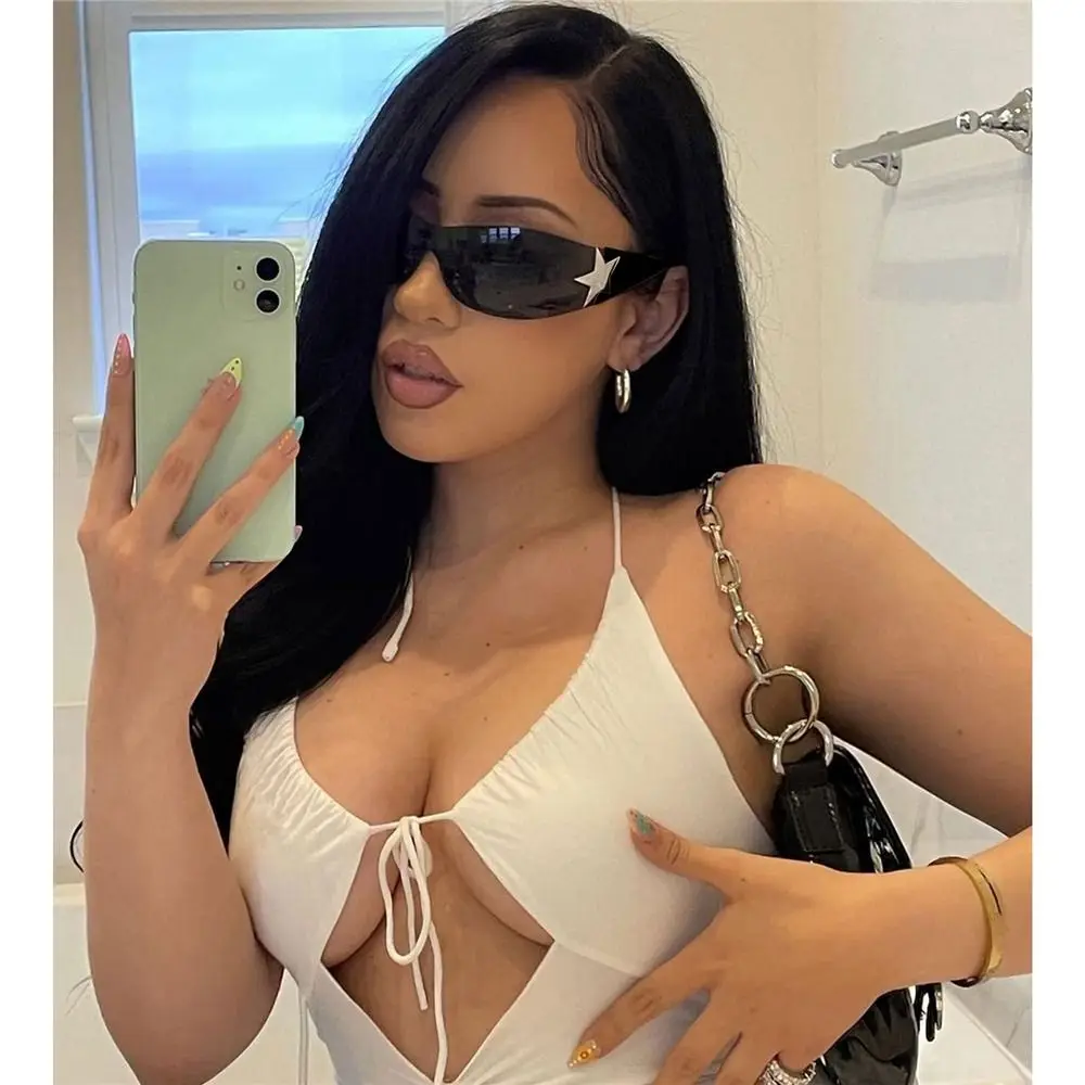 Y2K Rimless Sunglasses Women Men Oversized Trendy Wrap Around Sunglasses Punk One Piece Goggles Sports Sun Glass Shades_voghion.com