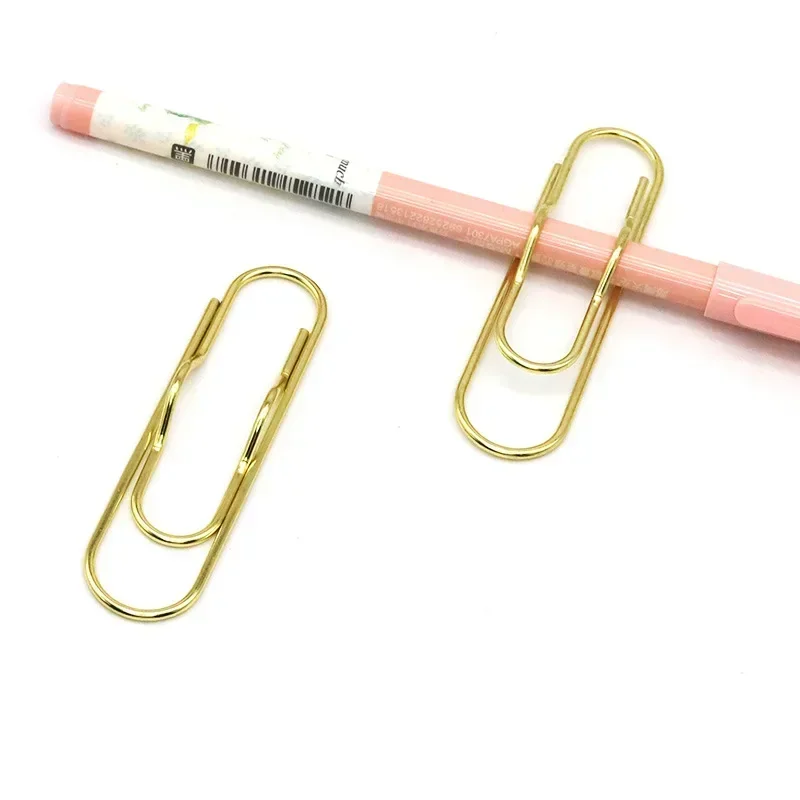 

5PCS Multi-Purpose Paper Clips Paper Fix Clips Pen Holder Clips Notebook Pen Holder Book Pin For Notebook Journal Document Clip