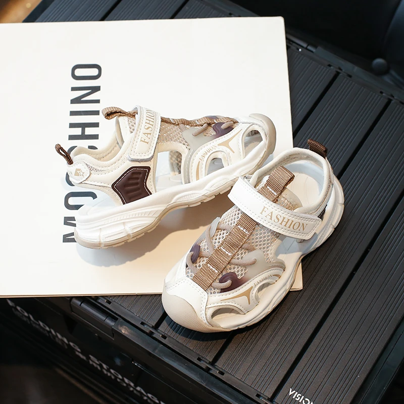 Summer Children Sport Sandals Toddler Boys Gilrs Beach Shoes Kids Infant Closed Toe Casual Sandalias 6-12Y Designer Sandals