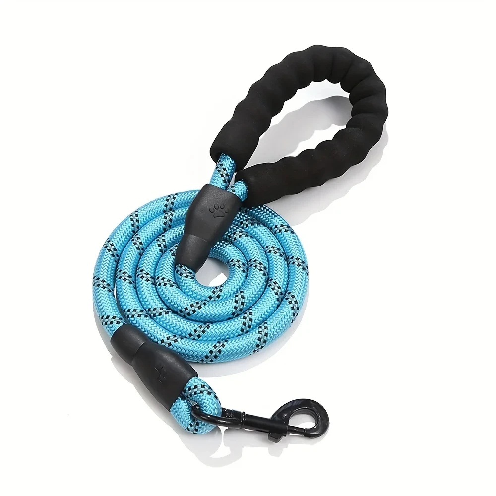 Reflective Dog Leash with Padded Handle - Heavy Duty Design