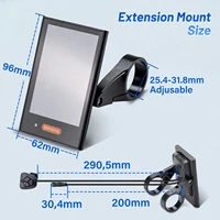Bafang-Affichage de vélo électrique DPC18, port de charge USB, compteur de vitesse pour moteur à entraînement central, BBS01B, BBS02B, BBSHD 2