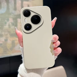 Simplicity Solid Color Ultrathin Silicone Protective Bumper Case - Anti - Scratch Cover for Huawei Pura 80 Pro Plus Ultra (TYW000)