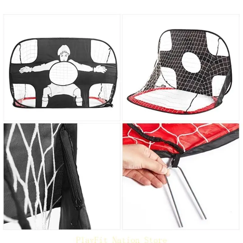 【Trending】 242F Football Net Goals Post Set for Kid Garden Training Equipment Indoor Outdoor Toy