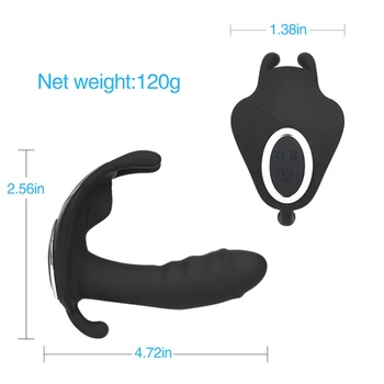 Butterfly Wearable Female Wireless Remote Control Masturbator Dildo Vibrator G Spot Vibrator Adult Toys 18 3