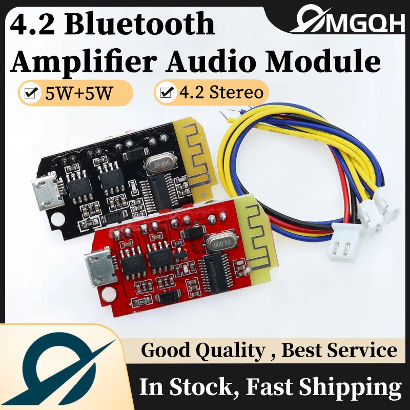 CT14 Micro 4.2 modulo scheda amplificatore di potenza Stereo Bluetooth 5W + 5W doppia doppia piastra altoparlante Bluetooth fai da te modulo musicale sonoro  44
