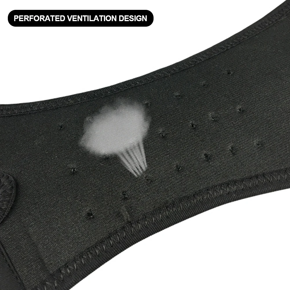 1Pc Pressurized Knee Wrap Sleeve Support Bandage Pad Elastic Braces Knee Hole Kneepad Safety For Basketball  Cycling