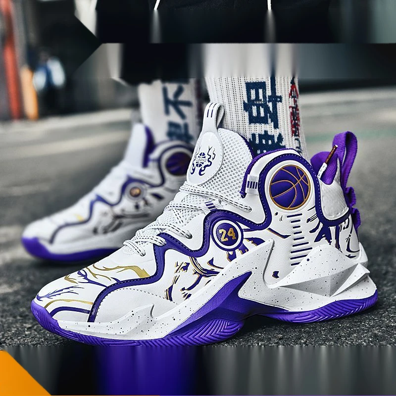 Kobe kosárlabdacipő Studet Edition Praktikus csúszásgátló, tartós, őszi hálós, lélegző férfi cipő_voghion.com