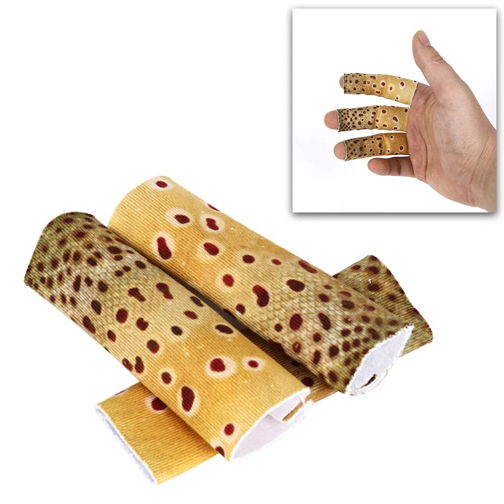 3pcs/set Fly Fishing Stripping Guards Wear Resistant Finger Protectors Sleeve Tools Non-slip Fishing Hand Gear Tool