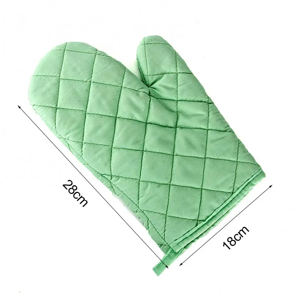 Cotton Oven Mitt Heat Proof Resistant Protector Kitchen Cooking Pot Holder Glove Microwave Oven Gloves Baking Kitchen Gadget