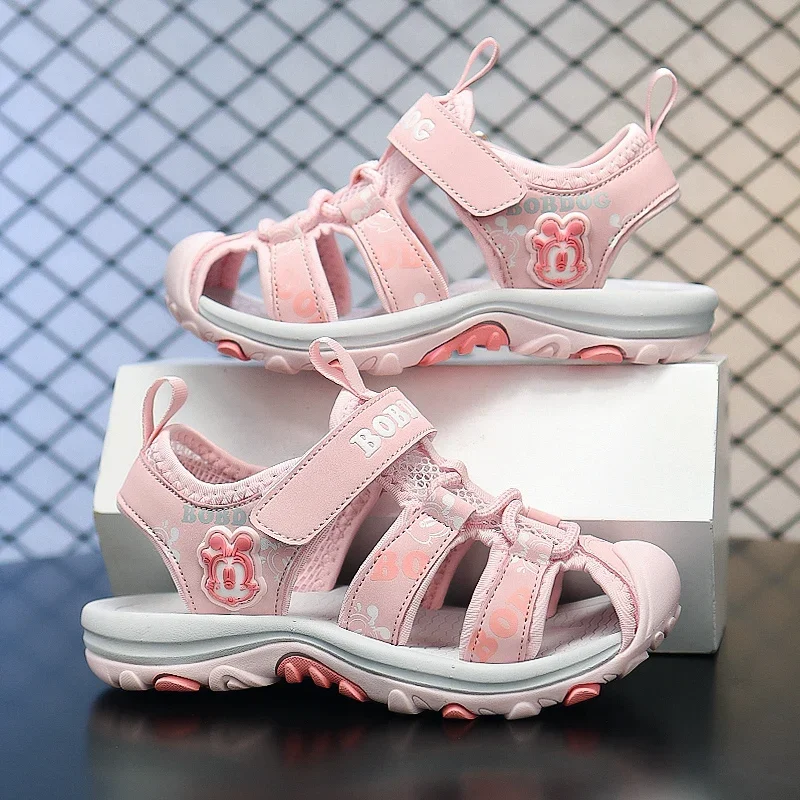 Children's Sandals Summer Soft Sole Boys and Girls Sports Sandals Closed-toe Anti Slip Children's Beach Shoes