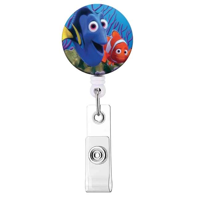 Disney Retractable Badge Holder Reel Clip Superhero Nurse