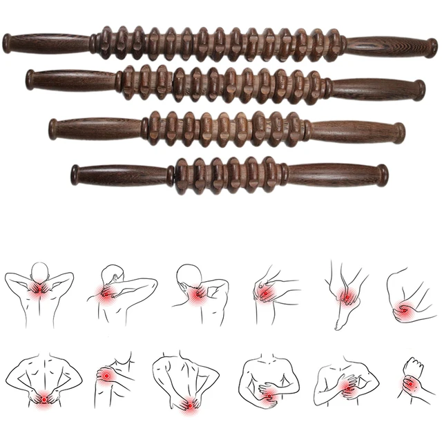 YQQGD Wooden Exercise Rollers