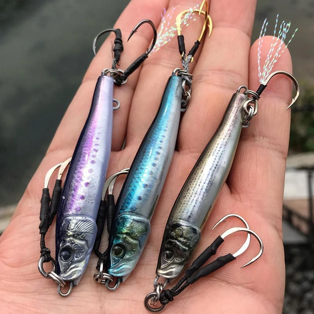 3D Metal Jig Shore Jigging 20G30G40G60G80G Saltwater Fishing Lure Drag Cast  Hard Bait Bass Jigs For Tuna Mahi Marlin Little Jack - AliExpress