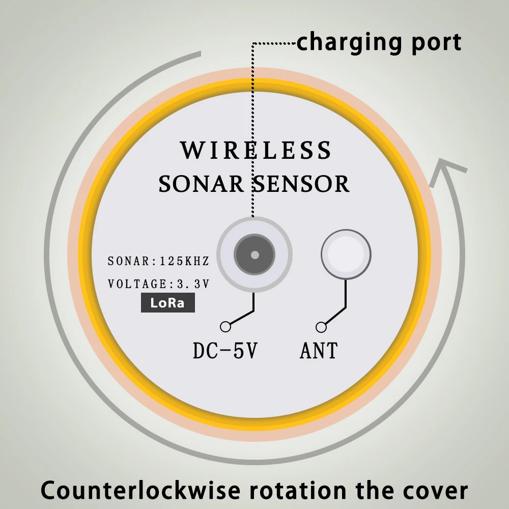 Fish Finder Fishing Lure ENGLISH-Wireless Portable Sonar Fish Finder Echo Sounder Lake and Sea Sensor