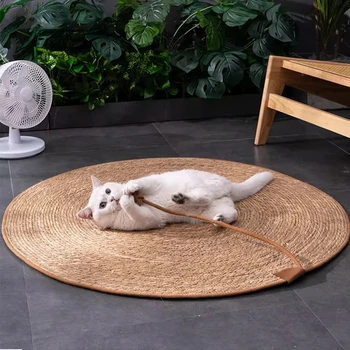 Rattan Cat Scratcher Mat 6