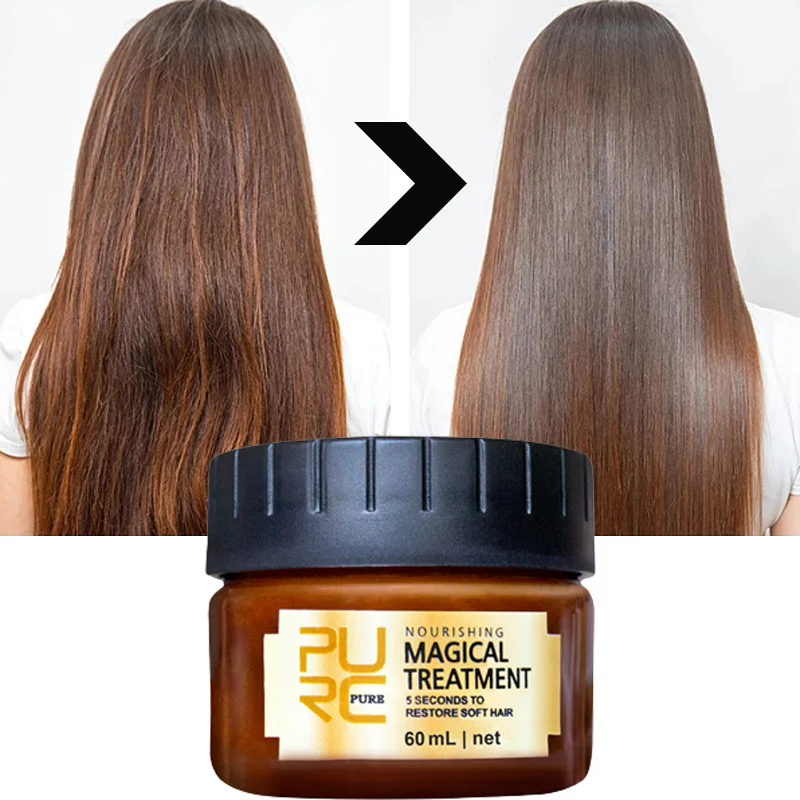 

Magical Nourishing Hair Mask 5 Seconds Repair Damaged Restore Soft Hairs Deep Repairing Keratin Scalp Treatment Condition 60ml