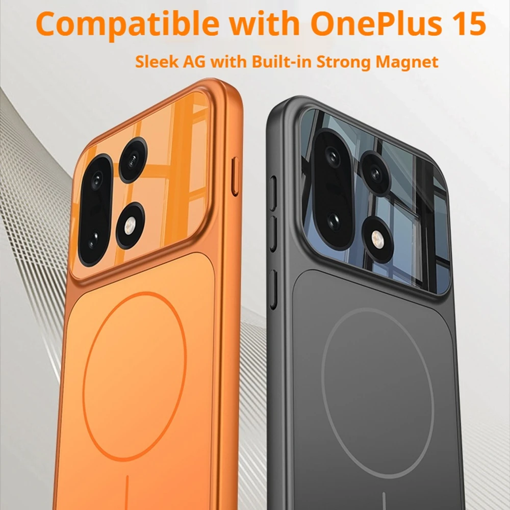 Slim Matte Shockproof Phone Case with Full-Coverage Protection and Wireless Charging Compatibility