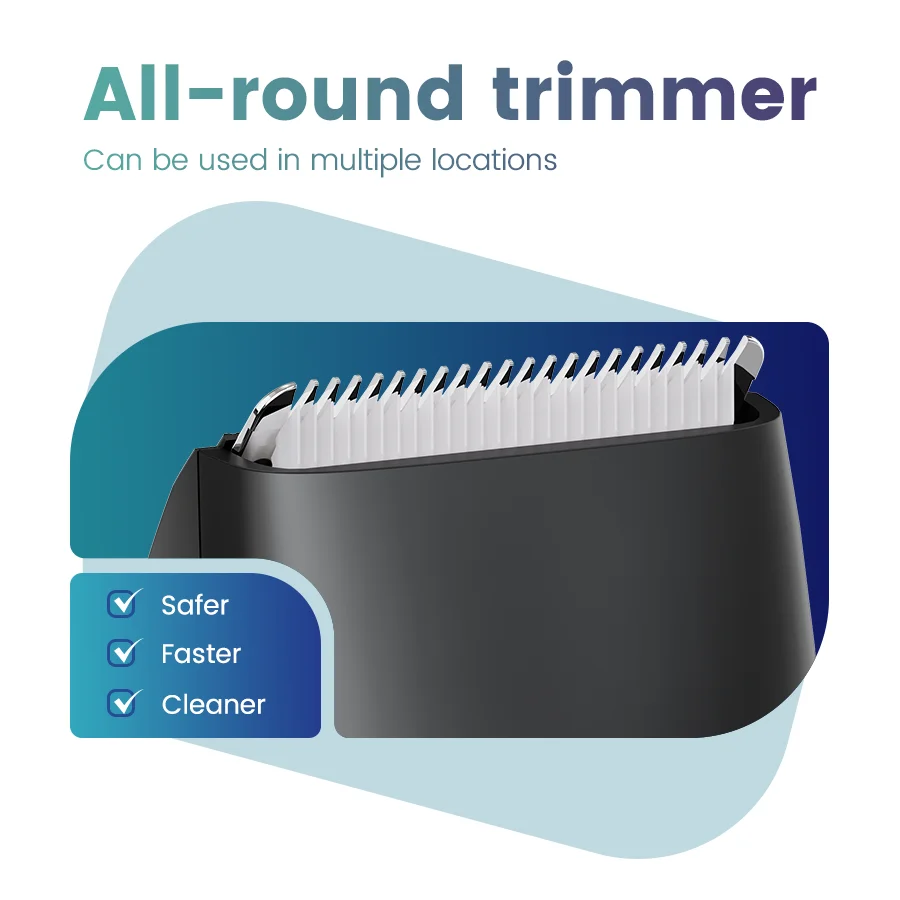 [IPX6] 남성용 사타구니/바디 트리머(SkinSafe 포함) - 민감한 피부를 위한 포일 블레이드 및 정밀 충전식 볼 면도기