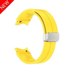 Elegant Magnetic Silicone Strap for Galaxy Watch - No Gap Design Bracelet (LY - S - Men)