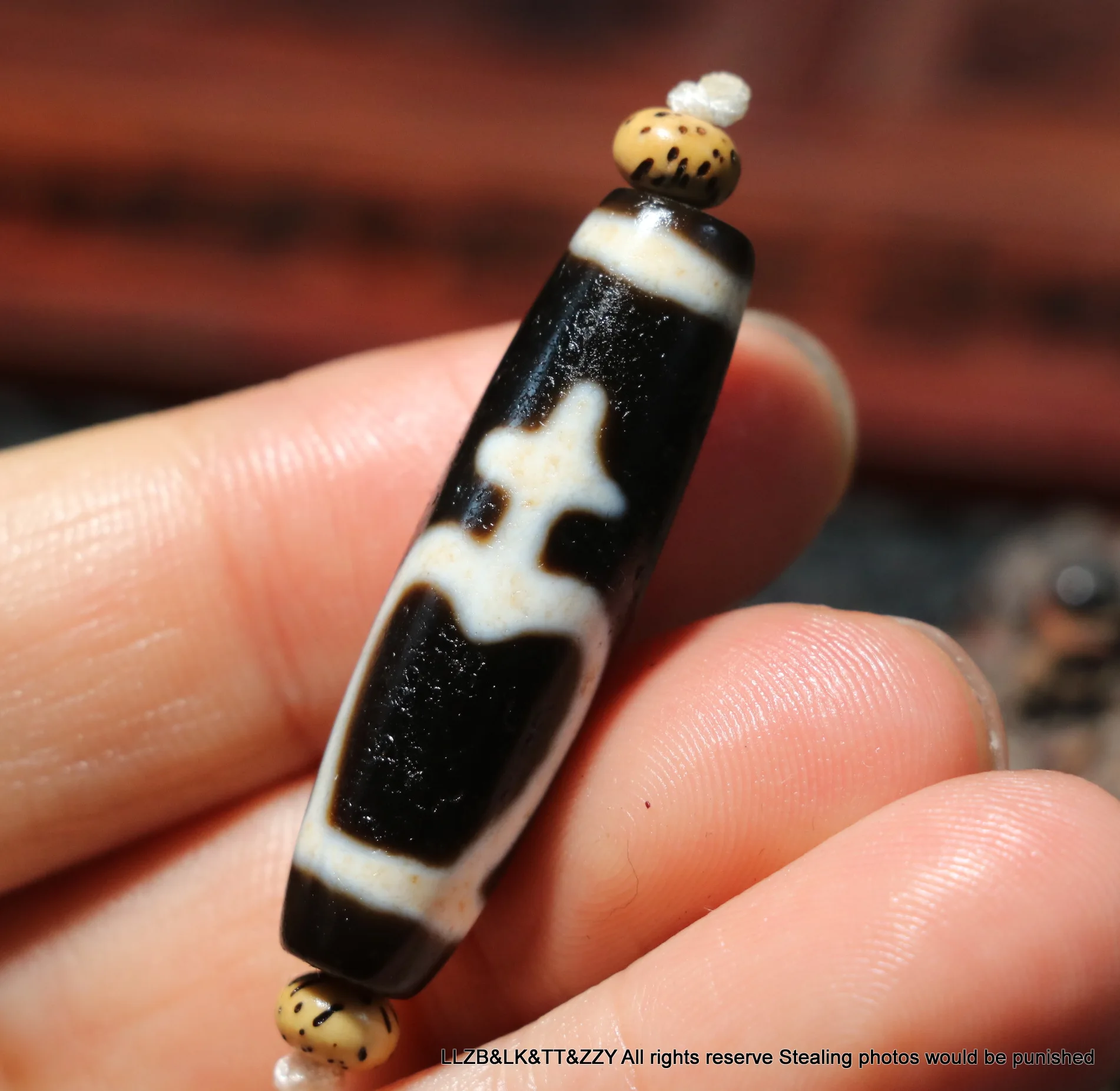 

A Magic Power Energy Tibetan Old Agate Treasure Bottle dZi Bead Amulet Fit For Bracelet Talisman Top Quality Timestown UP44