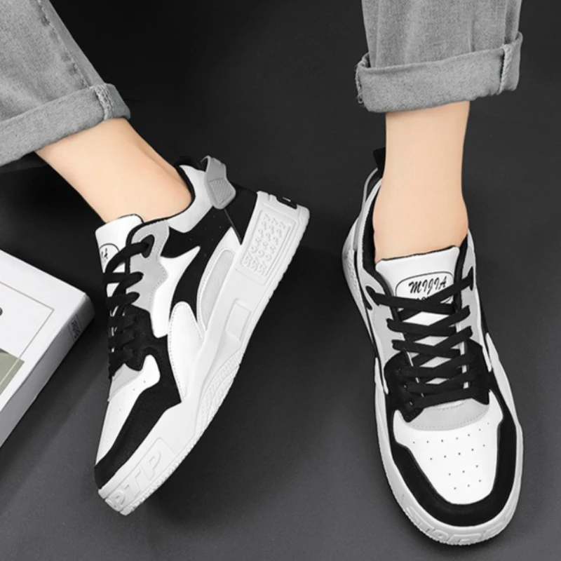 حذاء تنس رجالي جلد فاخر