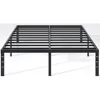 Metal Bed Frame,Queen Size Bed Frame with Storage Space,Heavy Duty Sturdy Mattress Foundation 1