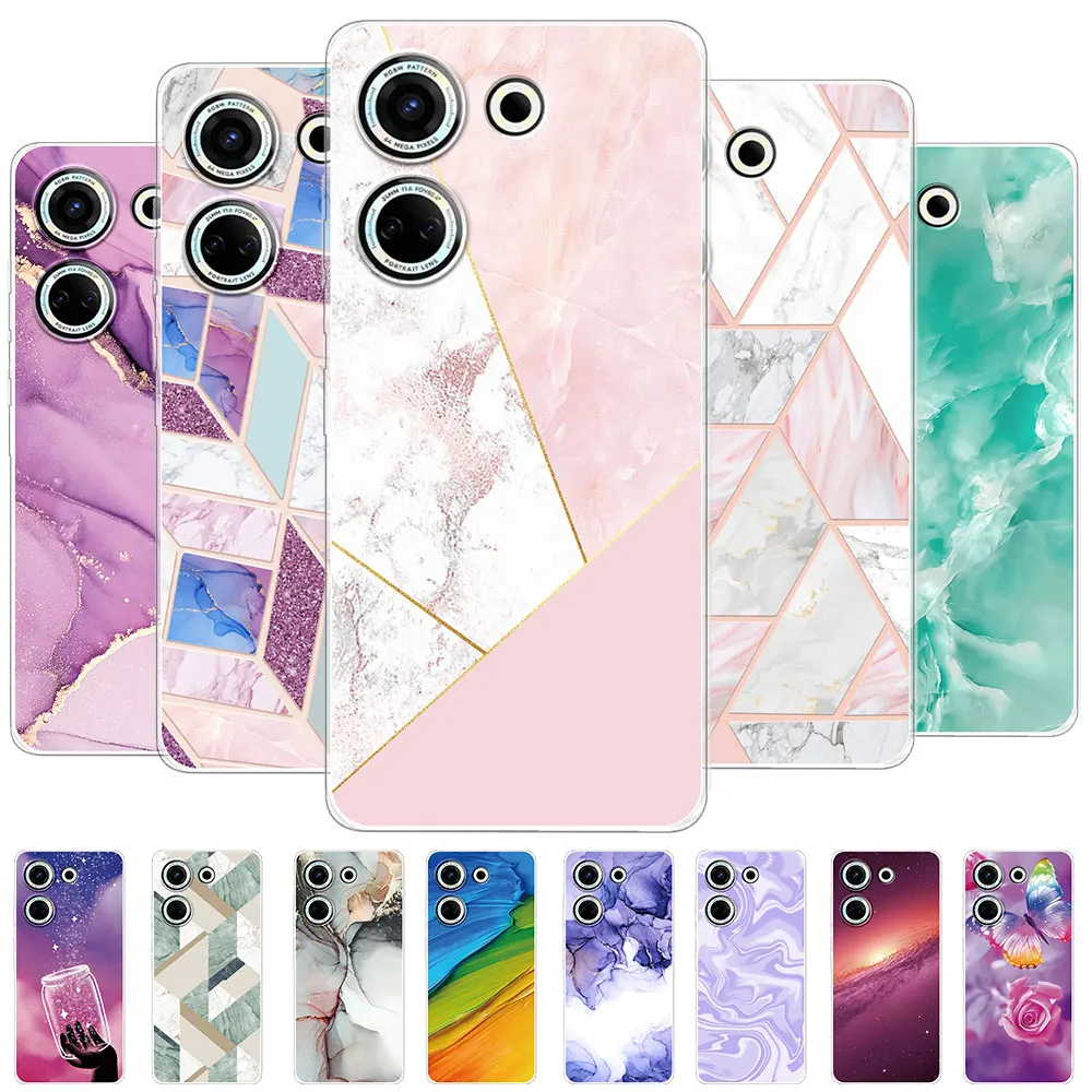 Per Tecno Camon 20 Pro Custodia Custodia Morbida In Silicone Trasparente Per Tecno Camon 20 19 18 Coque O Tecno Camon 19 Neo 19Pro 18P Funda
