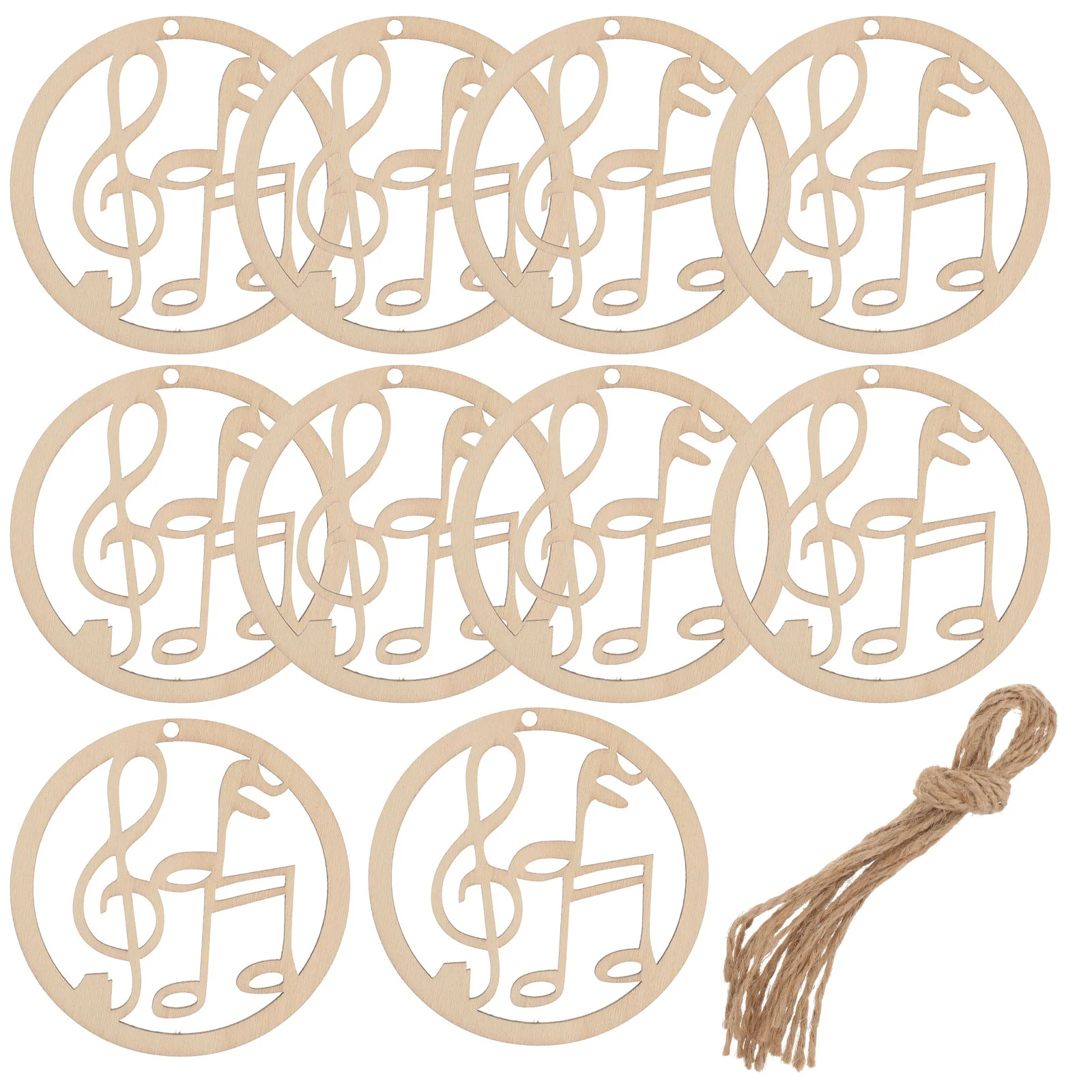 

Wooden Christmas Jesus Pendant With Hemp Ropes Christmas Tree Hanging Embellishments For Party Home Decoration