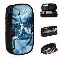 Cr7 Football Ronaldos Pen Box Large Capacity For School Soccer Design Pencil Box Perfect Gifts 1