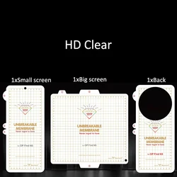 Matte Clear Oleophobic Hydrogel Screen Soft Film - Back Rear Protective Guard for Find N5 (Whole Set)