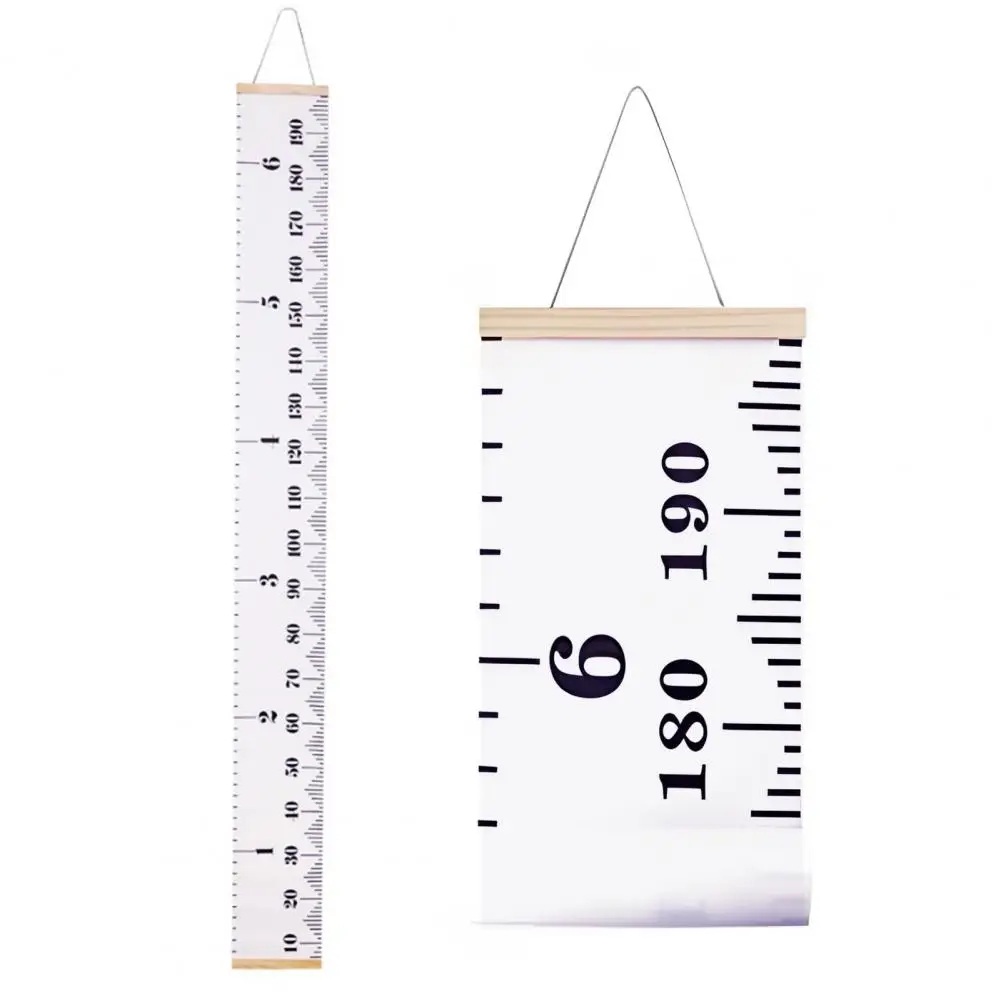 Children Height Measuring Rulers From Baby To Adult Removable Roll Up Height Measure Chart Wall Hanging Chart