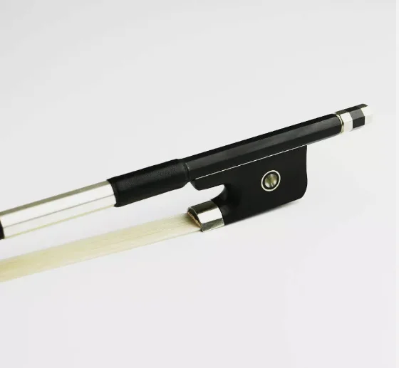 New Advanced Black Carbon Fiber Viola Bow Good Balance