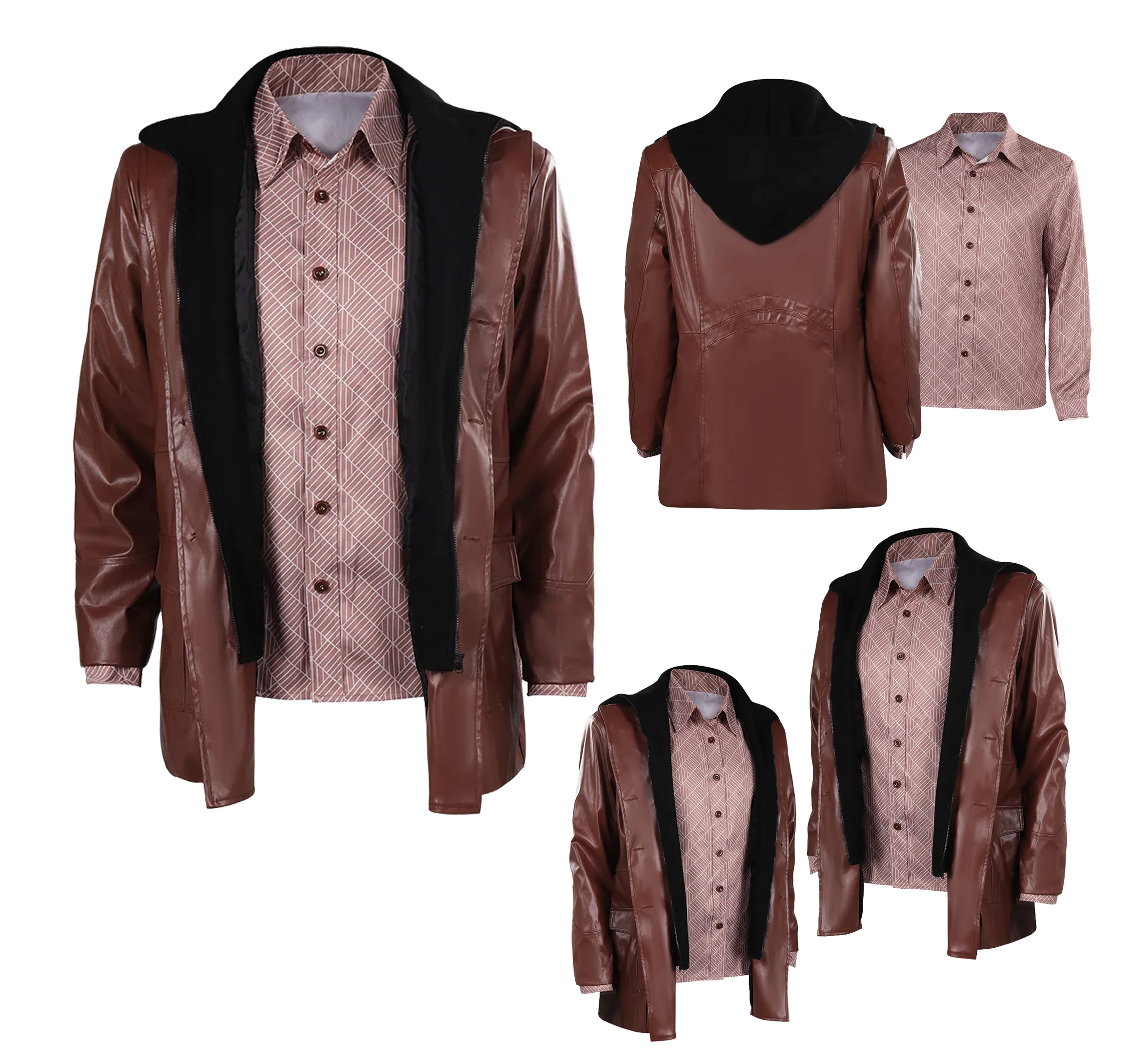 

Shirt Jacket Coat Jack O'Malley Cosplay Fantasy Costume Movie Red One Adult Men Outfits Halloween Carnival Party Roleplay Suit