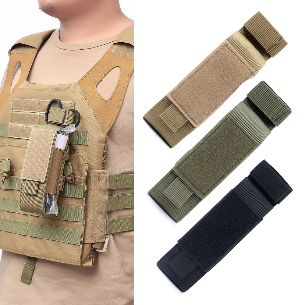 Magazine Pouch Nylon Flashlight Holder Waterproof Multifunctional Hunting Accessories Backpack Attachment for Hiking Camping
