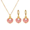 Mermaid Pearl Shell Enamel Necklace Fashion Temperament Colorful Shell Pendant Necklace Jewelry Presents for Women Girls 5