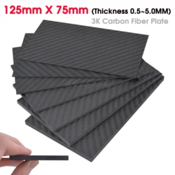 Premium Real Carbon Fiber Sheets - Multiple Thickness Options, High-Quality Composite Material (5mm Thickness)