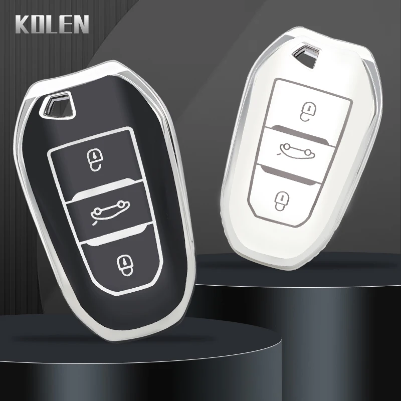 

ТПУ чехол для автомобильного ключа чехол для Peugeot 308 408 508 2008 3008 4008 Citroen C1 C2 C4 C4L C6 C3-XR Picasso DS3 DS4 DS5