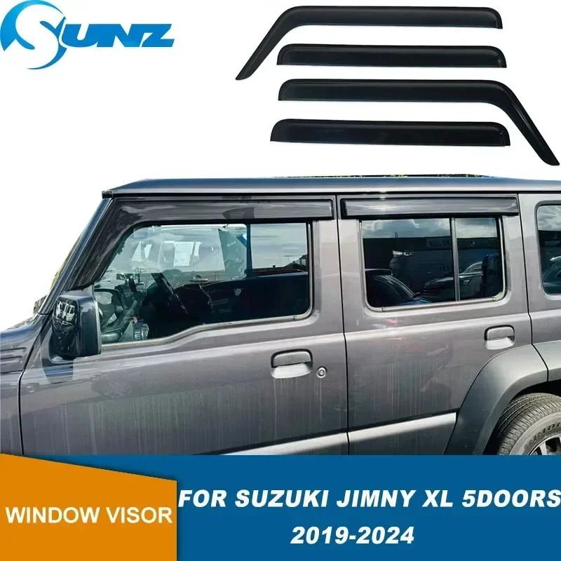 Car Window Visors Car Window Deflectors Weather Shields For Suzuki Jimny XL 5Doors 5 Seats Side Window