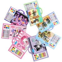 Kpop Охотники на демонов Книжка-раскраска Руми Мира Зои Креативная книга для рисования Трассировка эскизов Копирование изображения для рождественских подарков