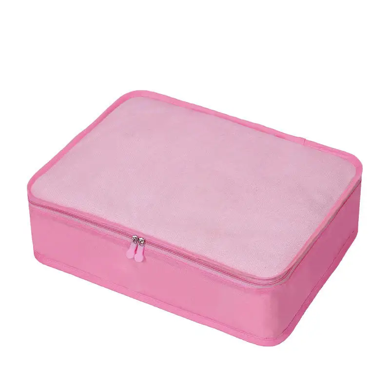 Sac de rangement à poignée de voyage, sacs à bagages mobiles à domicile, valise de tri, sac en maille, organisateur de vêtements et de chaussures, grande capacité