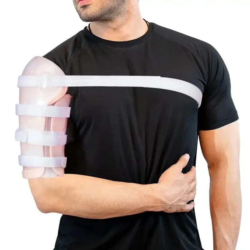 Humeral Fracture Brace Humerus Splint Arm Orthosis Shoulder Support for Broken Upper Arm Shoulder Bicep Adjustable 2