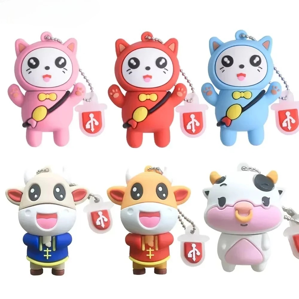Cute Cartoon USB Flash Drive 64GB 32GB 16GB Storage Device usb flash drive flash drive