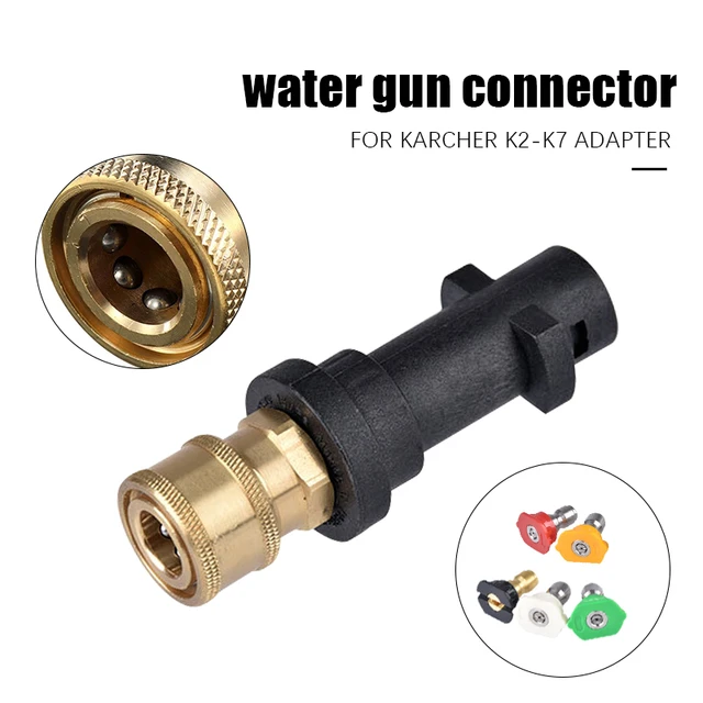 Adaptateur pour pistolet de lavage à haute pression, remplacement  uniquement pour Karcher K2, K3, K4, K5, K6, K7, buse 1/4 ''à connexion  rapide - AliExpress