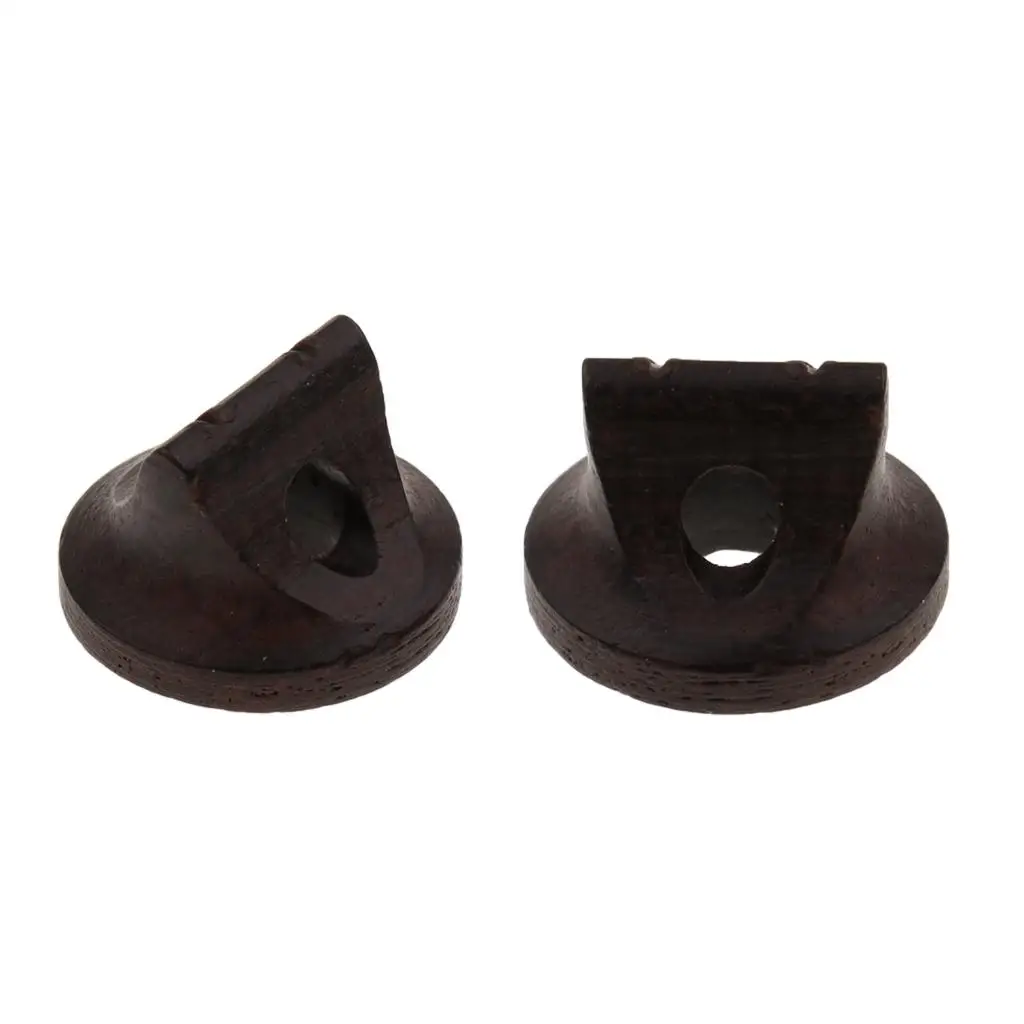 Pack of 2 Ebony Wood Erhu Bridge Chinese Traditional Violin