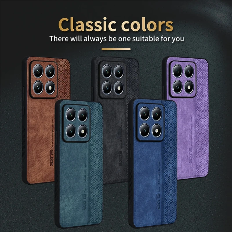 Premium Business Style Leather Phone Case - Shockproof Protective Cover