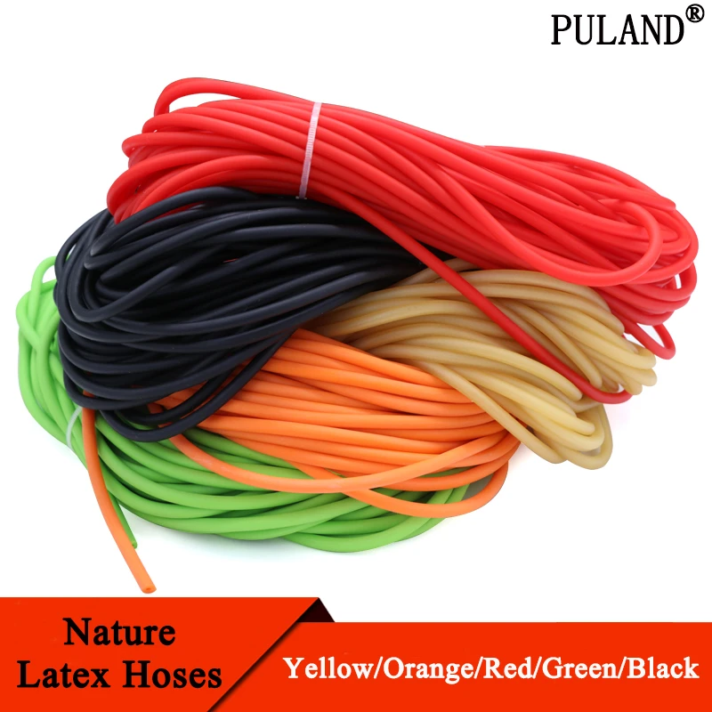 1m/3m Nature Latex Rubber Hoses 1.6 2 3 4 5 6 7 9 10 12 14 17mm High Resilient Elastic Surgical